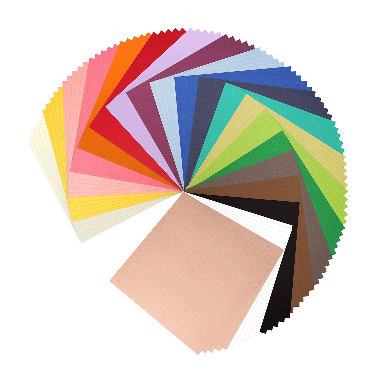 Florencia • papel cartulina 216g liso 30,5x30,5cm surtido 100x