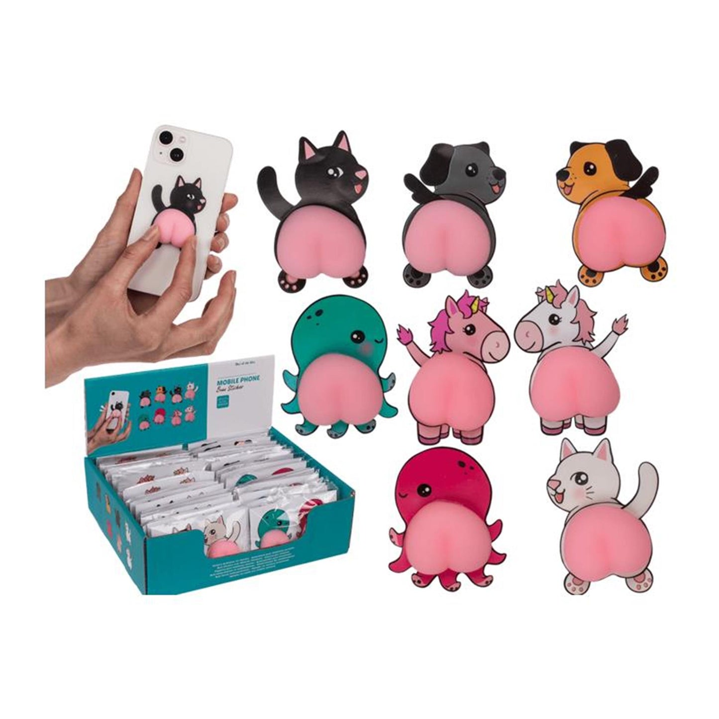 Vinilo adhesivo para smartphone Inesperadamente divertido trasero azul