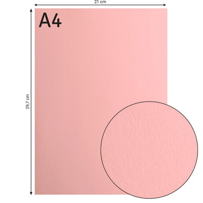 Firenze • cartoncino 216g liscio a4 rosa 10x