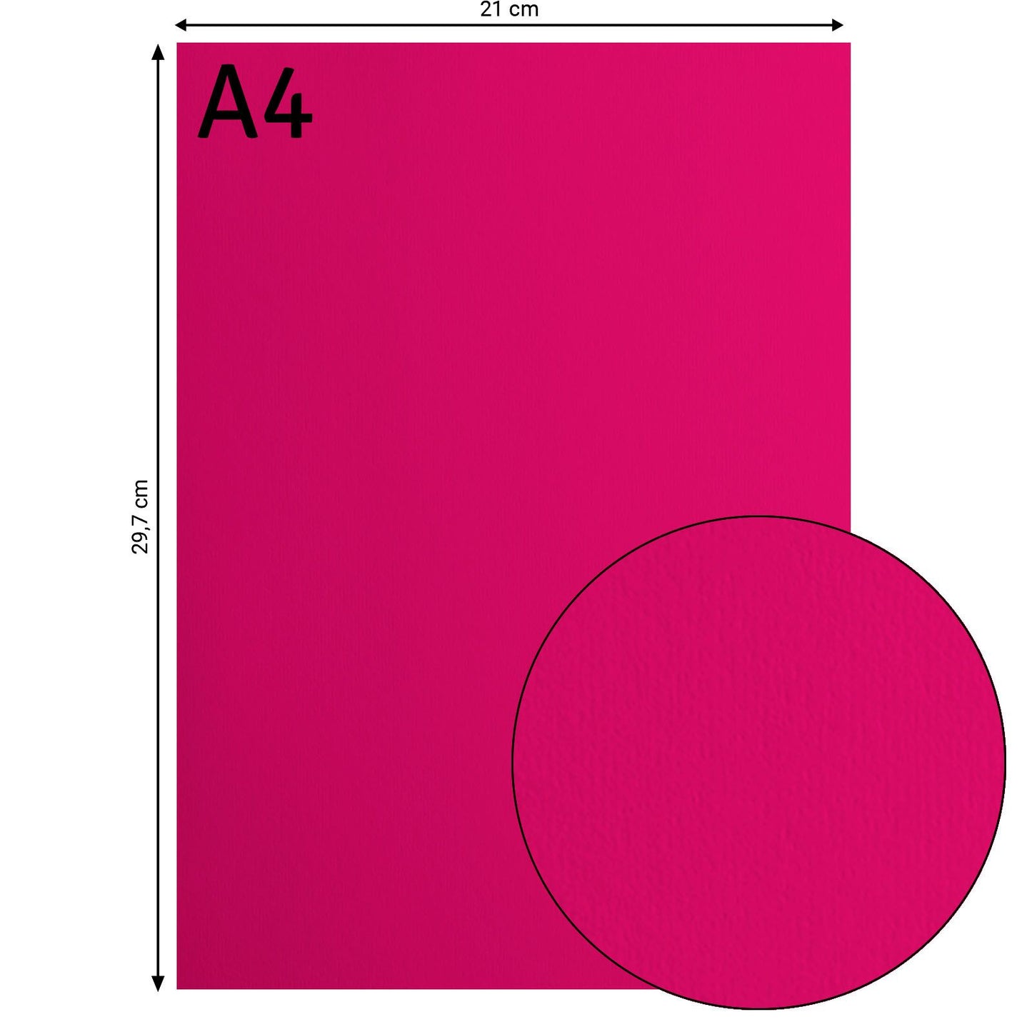 Florencia • papel cartulina 216g liso a4 frambuesa 10x