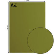 Florence • cardstock papier 216g glad a4 olive 10x - afbeelding 2