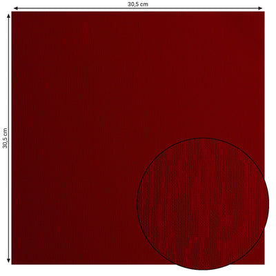Firenze • cartoncino 216g trama 30,5x30,5 cm rubino 20x