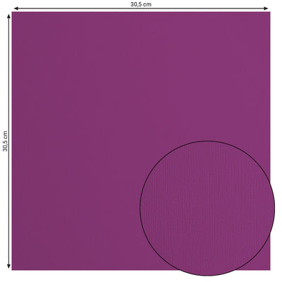 Firenze • cartoncino 216g trama 30,5x30,5 cm malva 20x