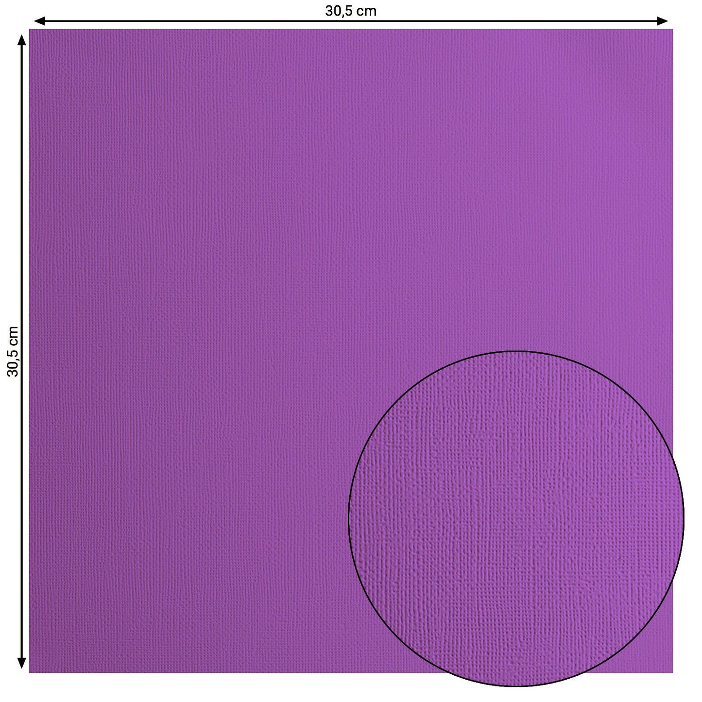 Florencia • papel cartulina 216g textura 30,5x30,5cm violeta 20x