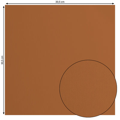 Firenze • cartoncino carta 216g trama 30,5x30,5 cm mattone