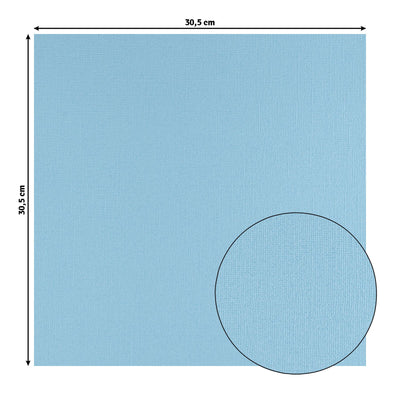 Firenze • cartoncino 216g trama 30,5x30,5 cm azzurro 20x