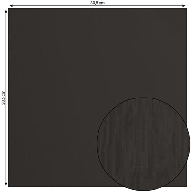 Firenze • cartoncino 216g trama 30,5x30,5 cm nero 100x