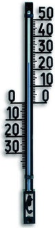Ubbink binnen buiten thermometer - kunststof - 4,5 x 28 cm - wandmontage