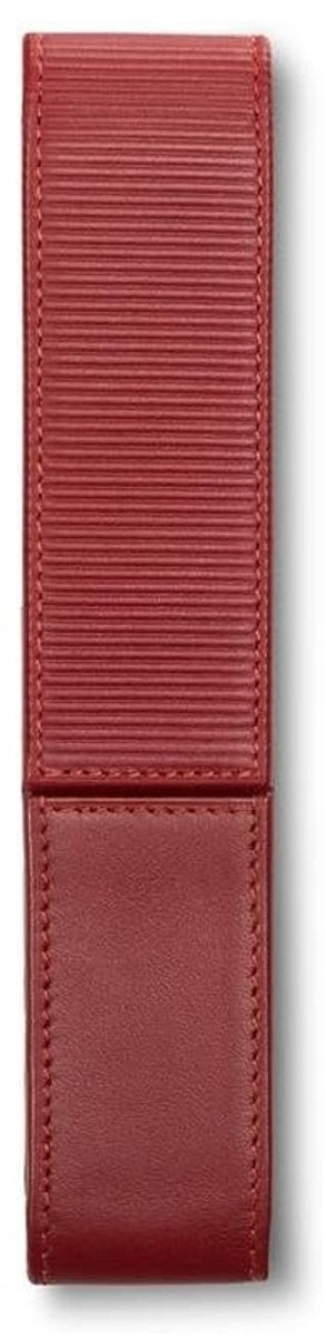 Estuche lamy a314 rojo | funda de piel de napa suave | para 1 instrumento de escritura | elegante de alta calidad | ideal como regalo o para viajar