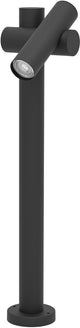 Lampada da terra Eglo Fossignano da esterno - LED - 70 cm - nero trasparente - inclinabile