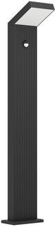 Lampada da terra Eglo grottazzolina da esterno - sensore - LED - 80 cm - color nero latte