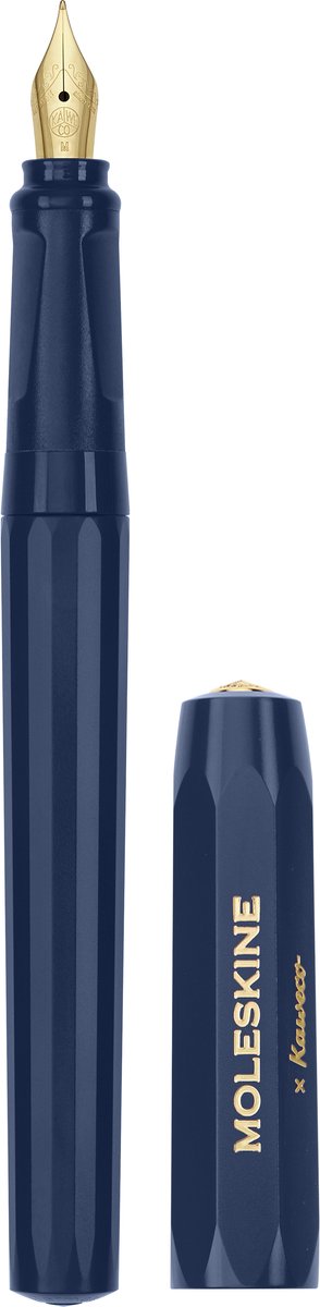 Moleskine x kaweco fountain pen, medium, blue