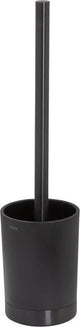 Tiger tune - scopino per WC con supporto da terra - metallo nero spazzolato - nero canna di fucile
