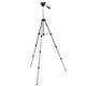 Falcon Eyes Trípode de aluminio + cabeza FT-1330 H130 cm