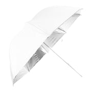 Falcon Eyes Flitsparaplu UR-32S Zilver Wit 80 cm - afbeelding 1