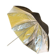 Falcon Eyes Flitsparaplu UR-32SB1 Silver Black 80 cm - afbeelding 1