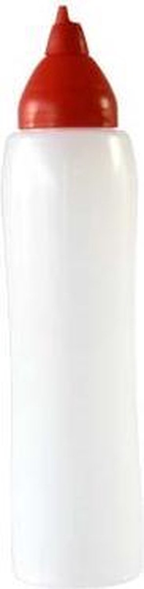 Flacone dosatore Araven - siringa per guarnire - 1000 ml - tappo rosso