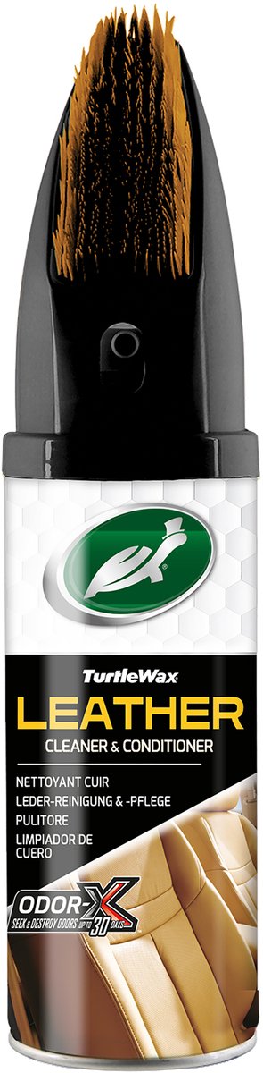 Cera de tortuga que apaga el cuero - restaura el cuero - limpia suavemente la suciedad y las manchas - da brillo natural - 400ml