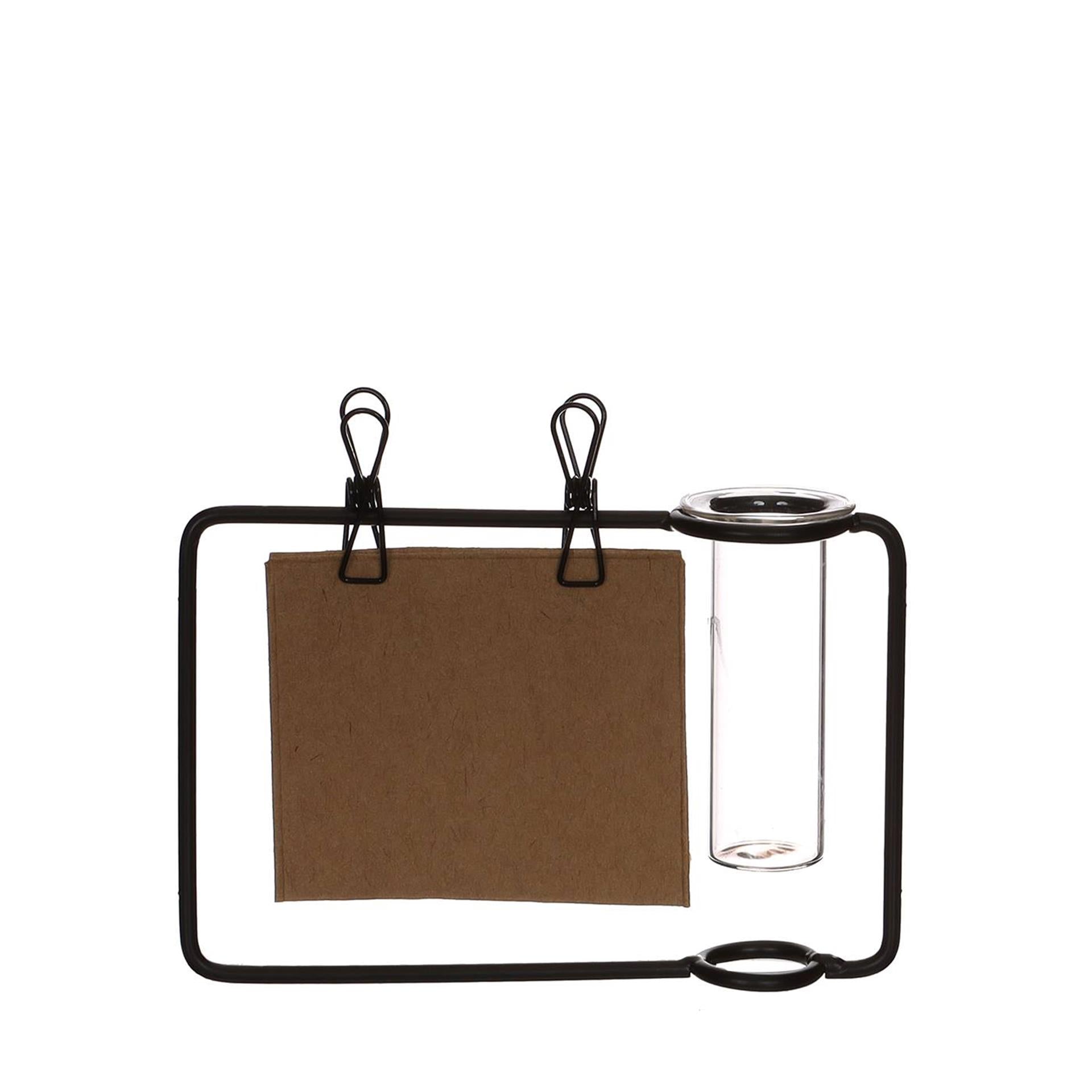 Idee 4 stagioni standard con clip e vaso ''grazie'' con tubo 12x2,5x8cm