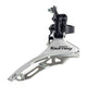 Shimano voorderailleur tourney fd-ty300 3x6 7 speed - down swing - down pull - hoge klem 28,6 mm - 42t - (66-69°)
