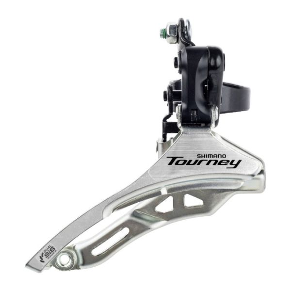 Shimano Voorkerailleur 3 x 6 Tourney a 7 velocità FD-Ty300 Down Swing Down Pull Fila High 34,9 mm 42T (66-69 °)