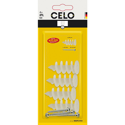Celo 1069761 - vite isolante blister ipl 60 + pz 4,5x40 4 pezzi | 5 pezzi