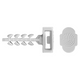 Celo 1069793 - insertfix ifb, testa larga 6, grigio | 1 pz