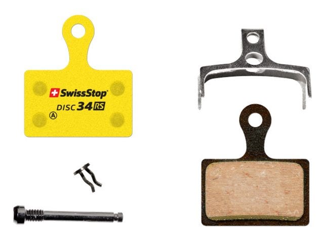 Pastillas de freno Shimano swissstop freno de disco 34 rs embalaje de taller (25)