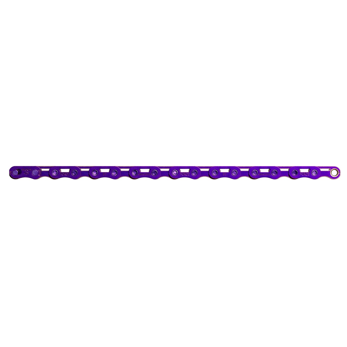 Sram ketting force e1 flattop 12 13speed 126 links with powerlock paars