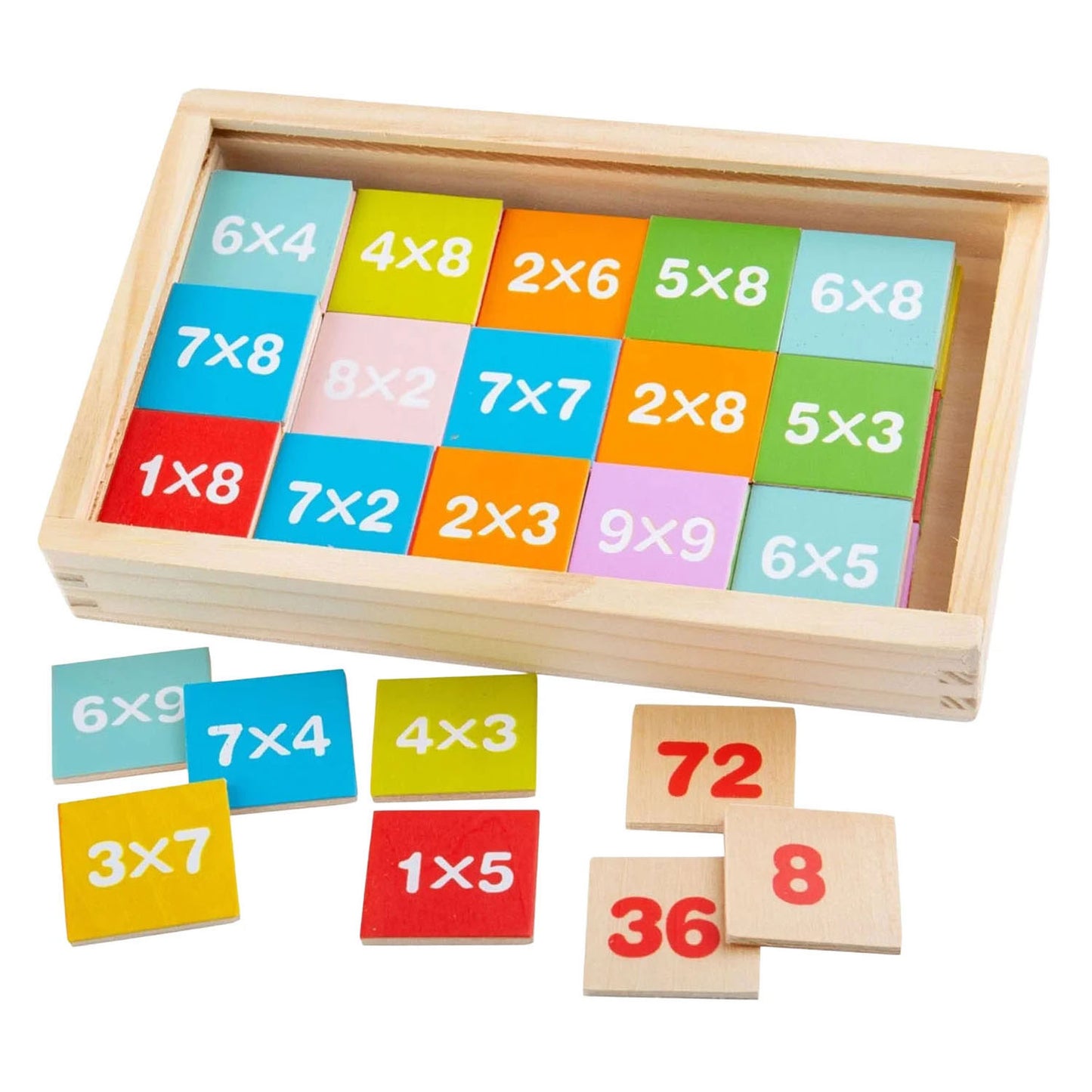 Tavoli didattici in legno Bigjigs - 81 pz.