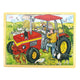 Trattore puzzle in legno Bigjigs - 20 pezzi.