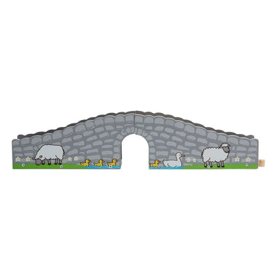 Binari in legno Bigjigs - Ponte della fattoria