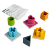 Bigjigs puzzle a forma di legno e silicone - 13 pezzi.