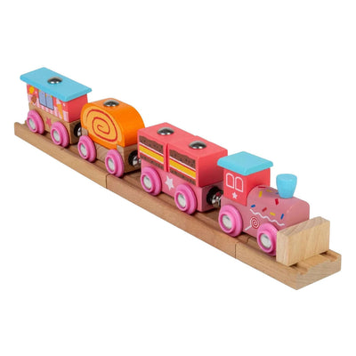 Treno di caramelle in legno Bigjigs - 10 pz.