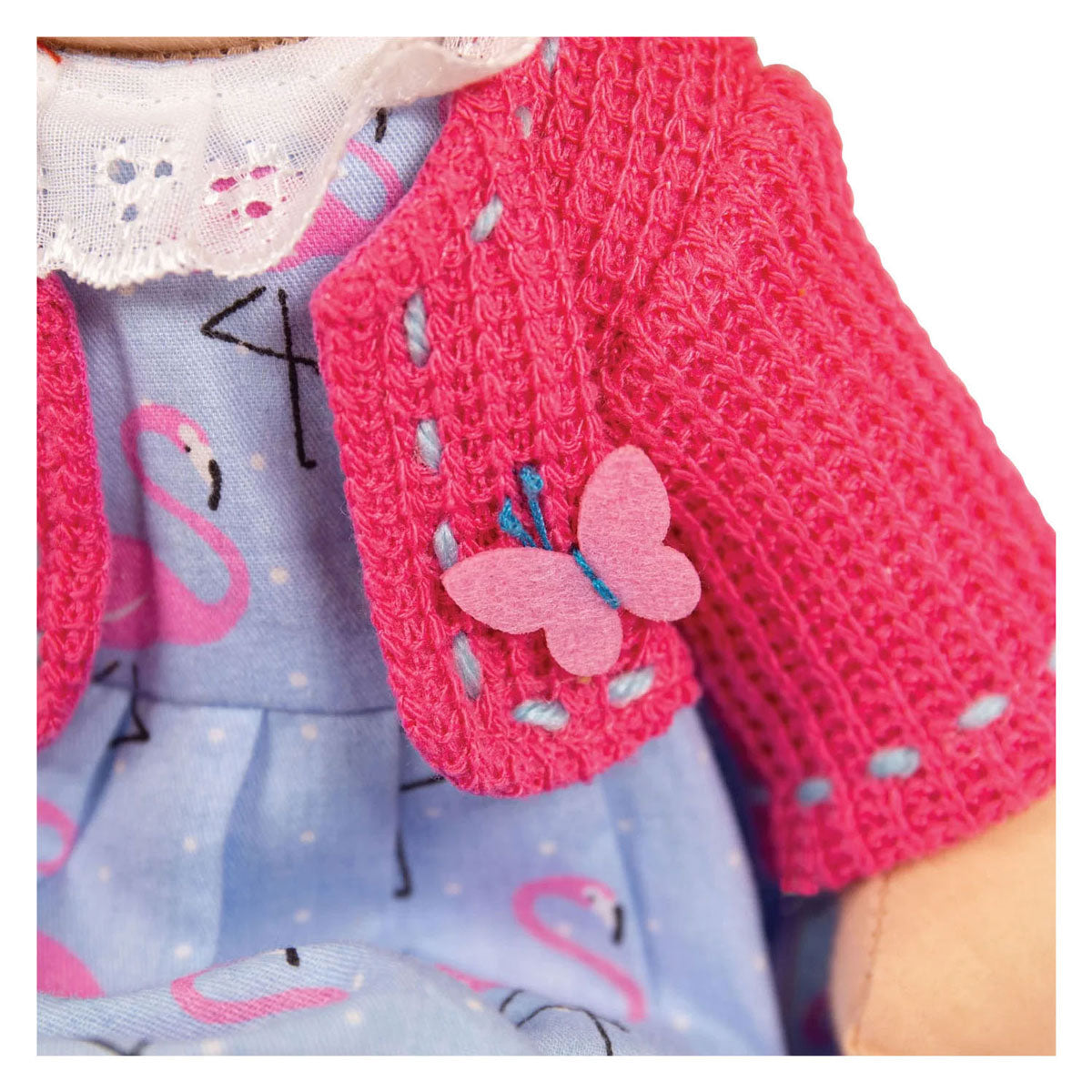 Bigjigs muñeca de tela maggie - 35cm
