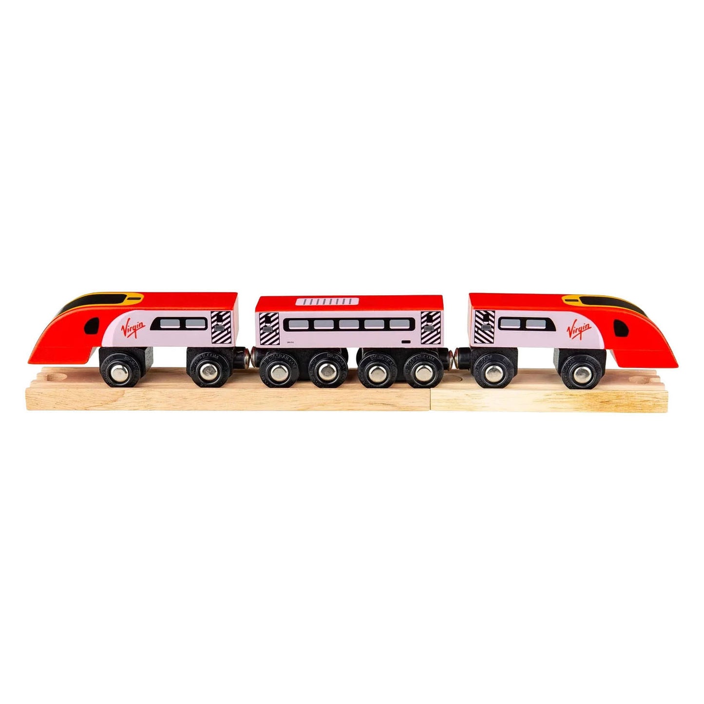 Pendolino vergine Bigjigs in legno - 5 pz.