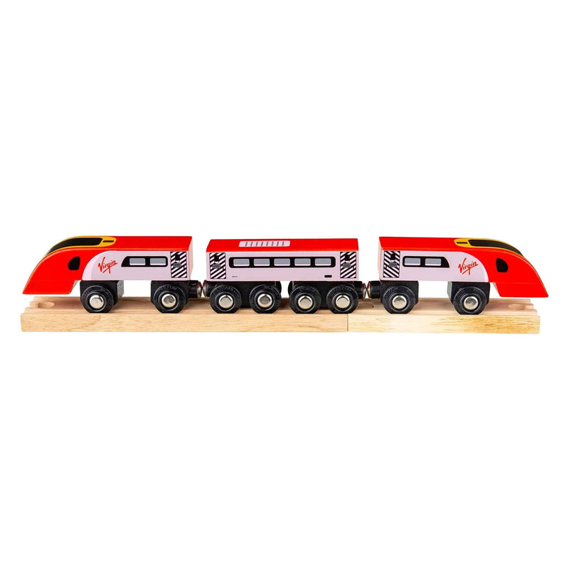 Pendolino vergine Bigjigs in legno - 5 pz.