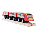 Bigjigs houten trein virgin pendolino - 5dlg. - afbeelding 2