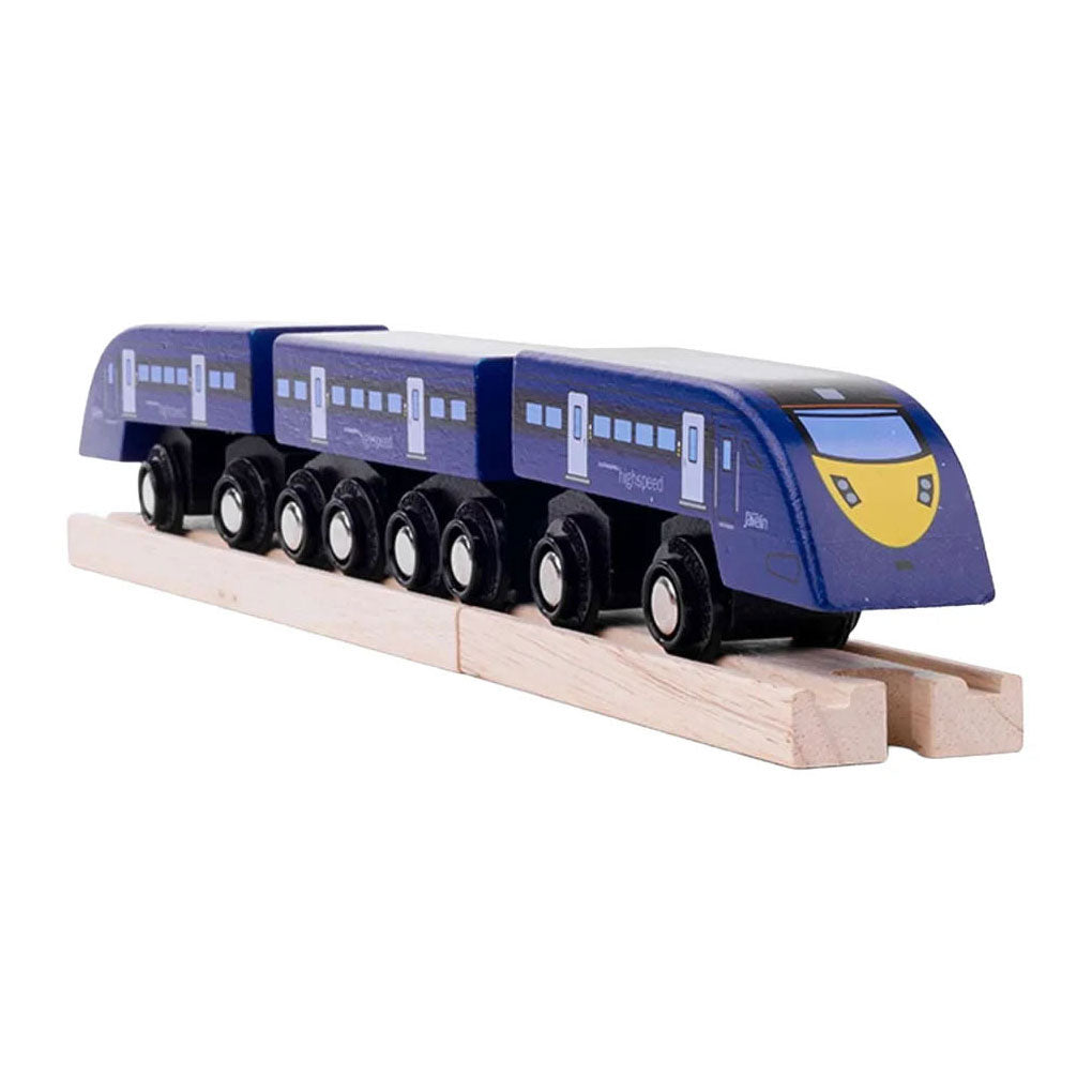 Bigjigs tren de alta velocidad de madera 1 - 5 uds.