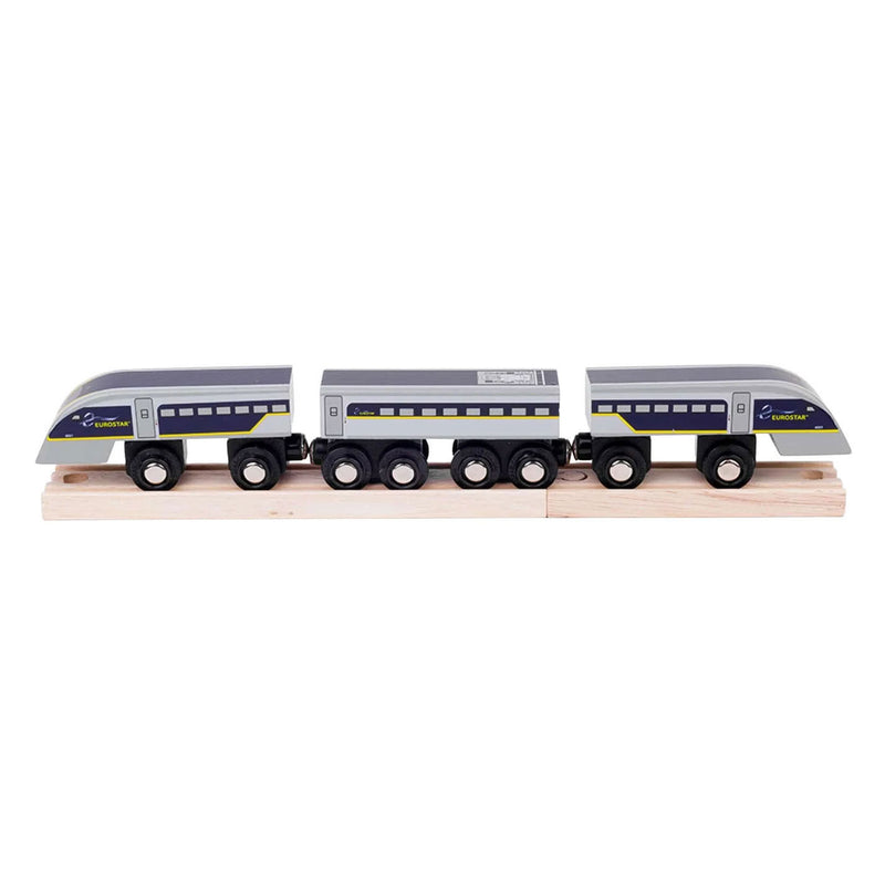 Bigjigs treno in legno eurostar e320 - 5 pz.