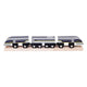 Bigjigs treno in legno eurostar e320 - 5 pz.