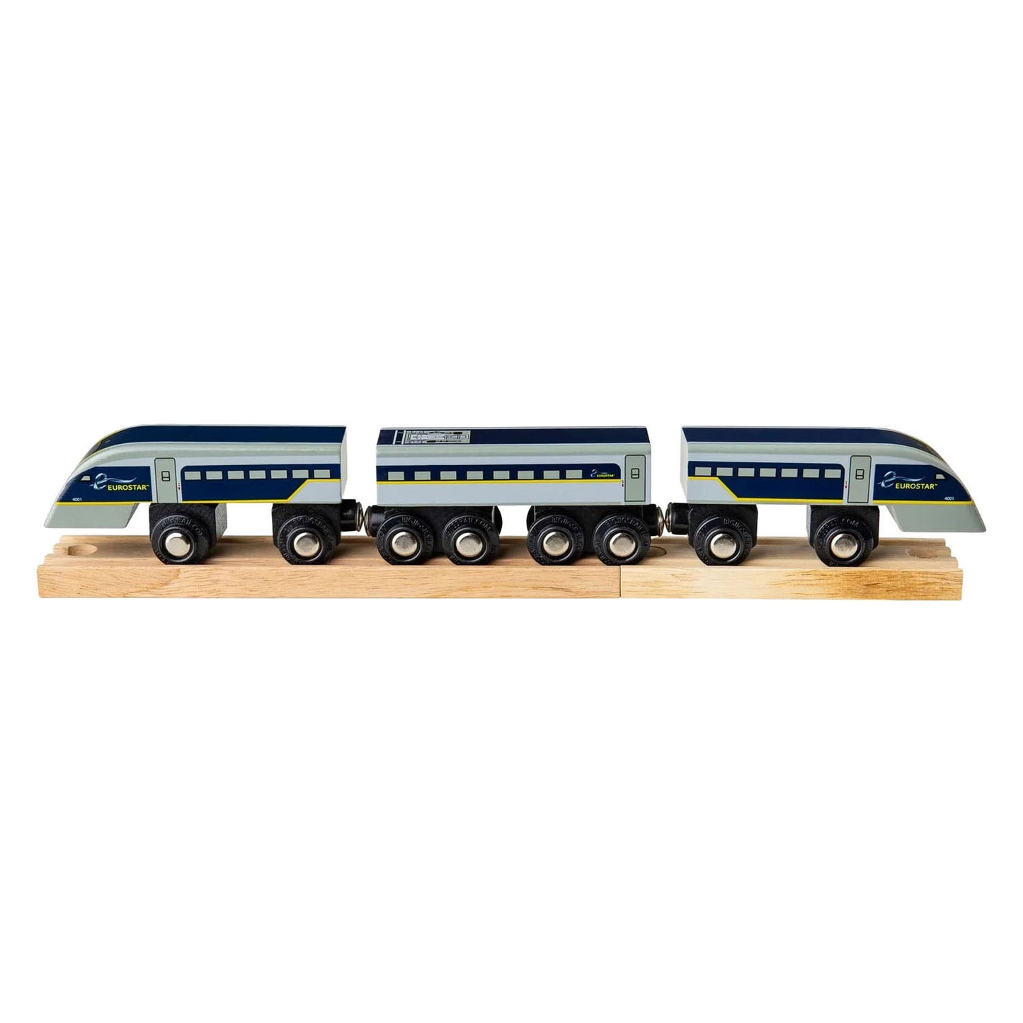 Bigjigs tren de madera eurostar e320 - 5 uds.