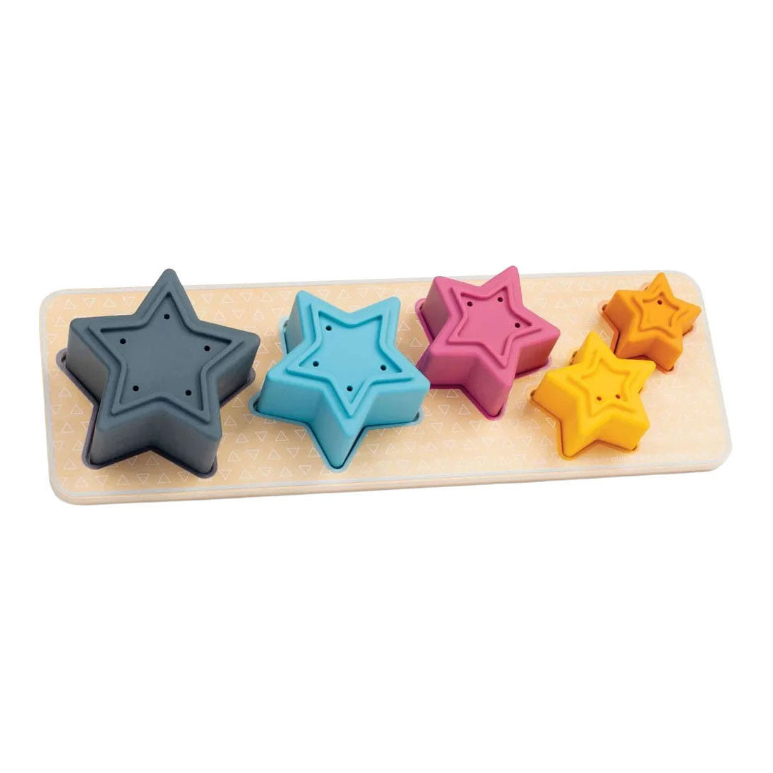Bigjigs clasifica el tablero estrellas de madera de 12 meses