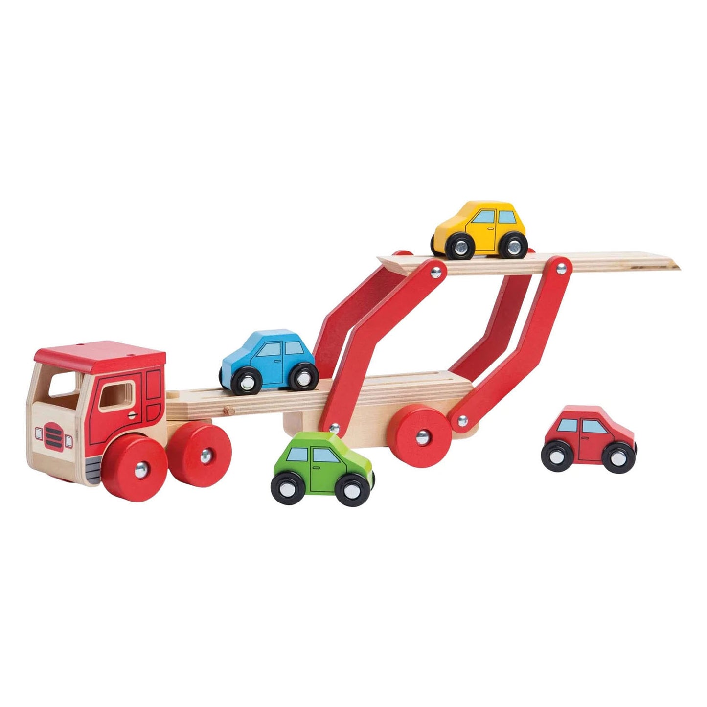 Camion per auto in legno Bigjigs