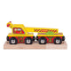 Carro gru in legno Bigjigs - 4 pezzi.