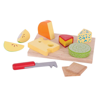 Bigjigs Board de queso de madera, 10dlg.