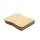 Bigjigs pane tostato in legno, per pezzo