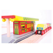 Bigjigs houten rails - dorpsstation - afbeelding 3