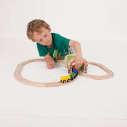 Bigjigs houten rails - dubbelspoor tunnel - afbeelding 3