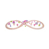 Bigjigs houten treinset roze 40-delig